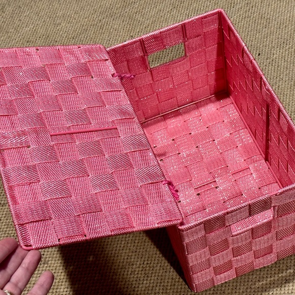 Storage & Organization Organization Storage Essentials Sparkly Pink